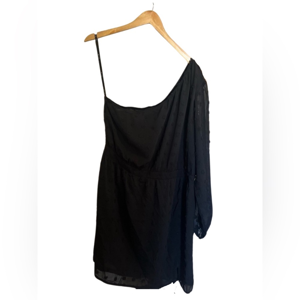 A Beautiful Soul One Shoulder PomPom Dress